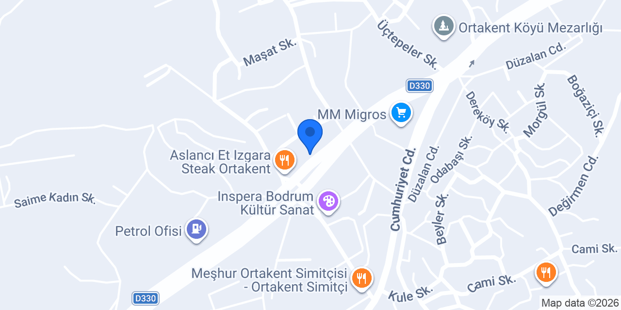 Bodrum Tarım Market ve Petshop konumu