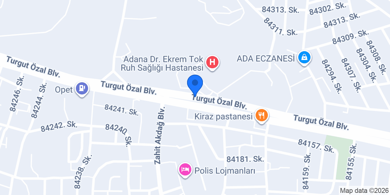 Op. Dr. Onur Bora Aslan - Adana konumu