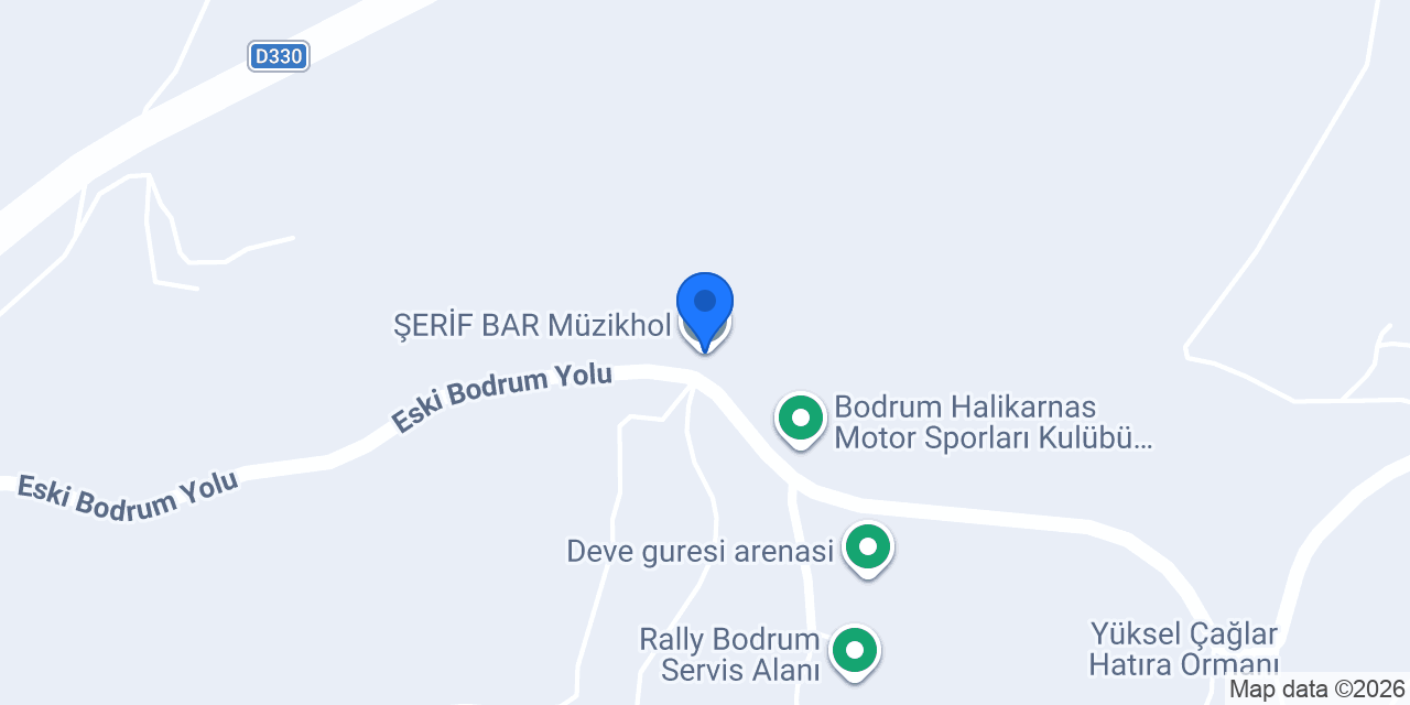 ŞERİF BAR Müzikhol konumu