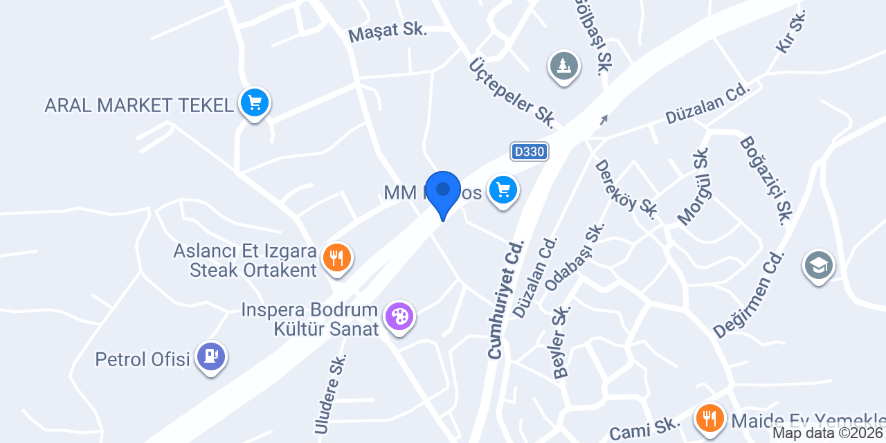 Ziebart Bodrum konumu