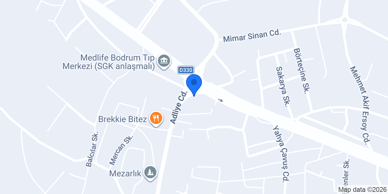 Bodrum Lastik Merkezi konumu