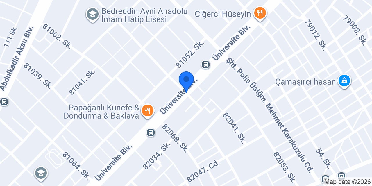 Meydan Cafe konumu