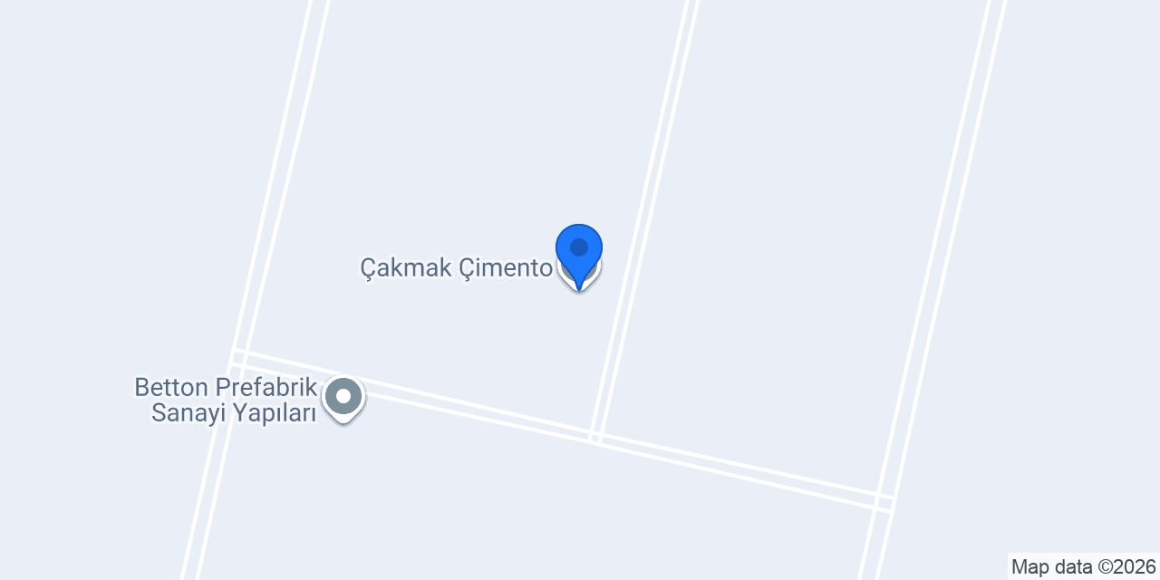 Çakmak Çimento konumu