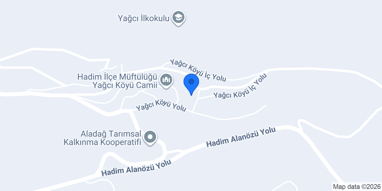 Yağcı Köyü Muhtarlığı konumu