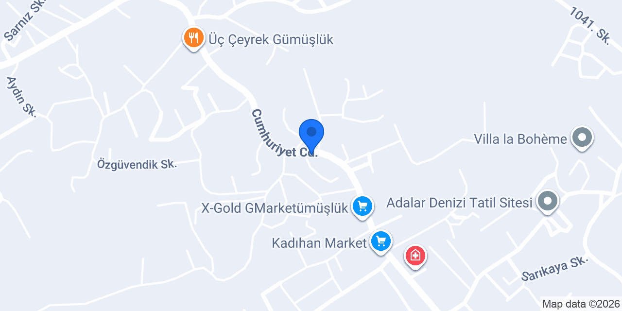 Gümüşlük Can Yufka konumu