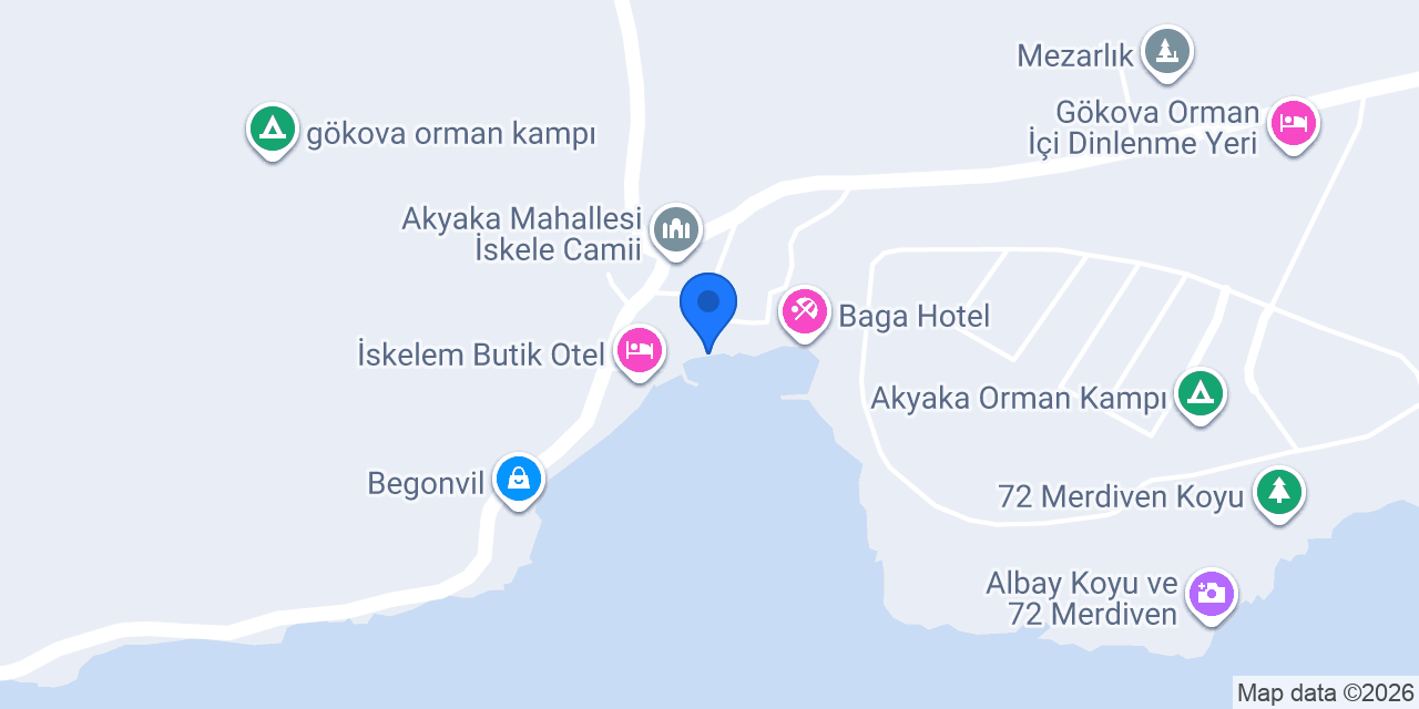 Göktürk Beach konumu