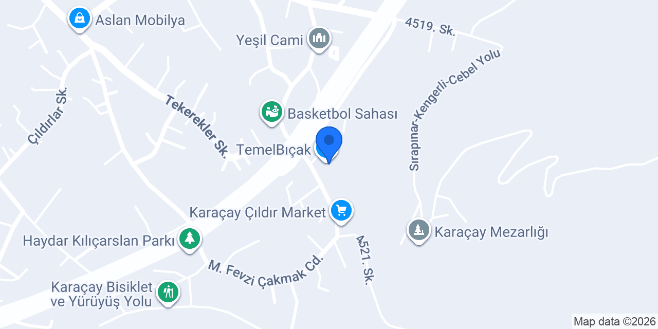 TemelBıçak konumu
