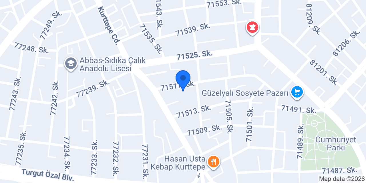 AGF GARAGE&TUNİNG konumu