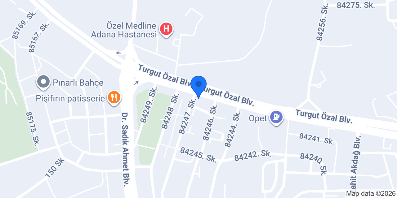 Görkem çiçekçilik konumu