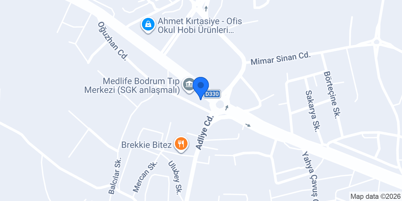 TEB Bodrum Bitez Şubesi konumu