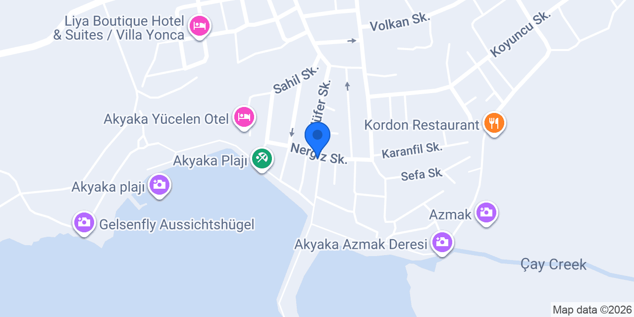 Akyaka Kervansaray Ocakbaşı & Butik Otel konumu