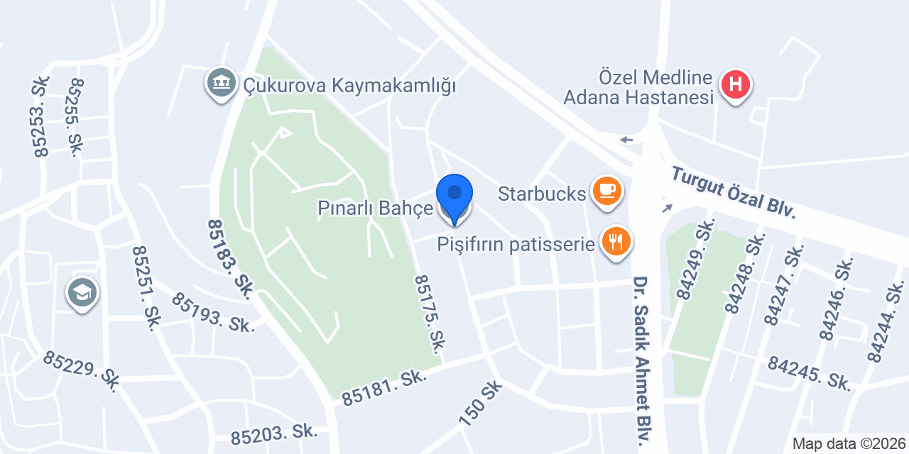 Pınarlı Bahçe konumu