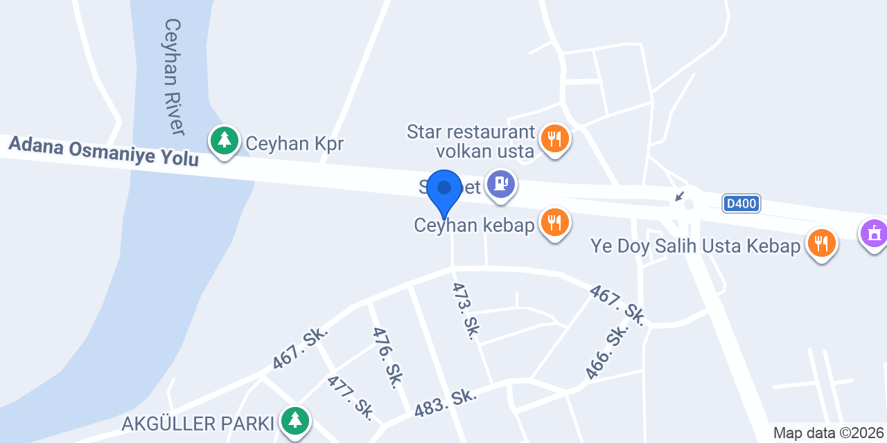 Ceyhan Mamuk Oto Lastik konumu
