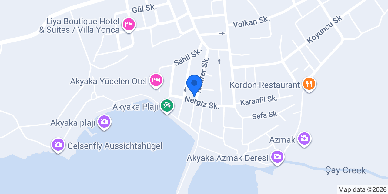 Feron Otel konumu