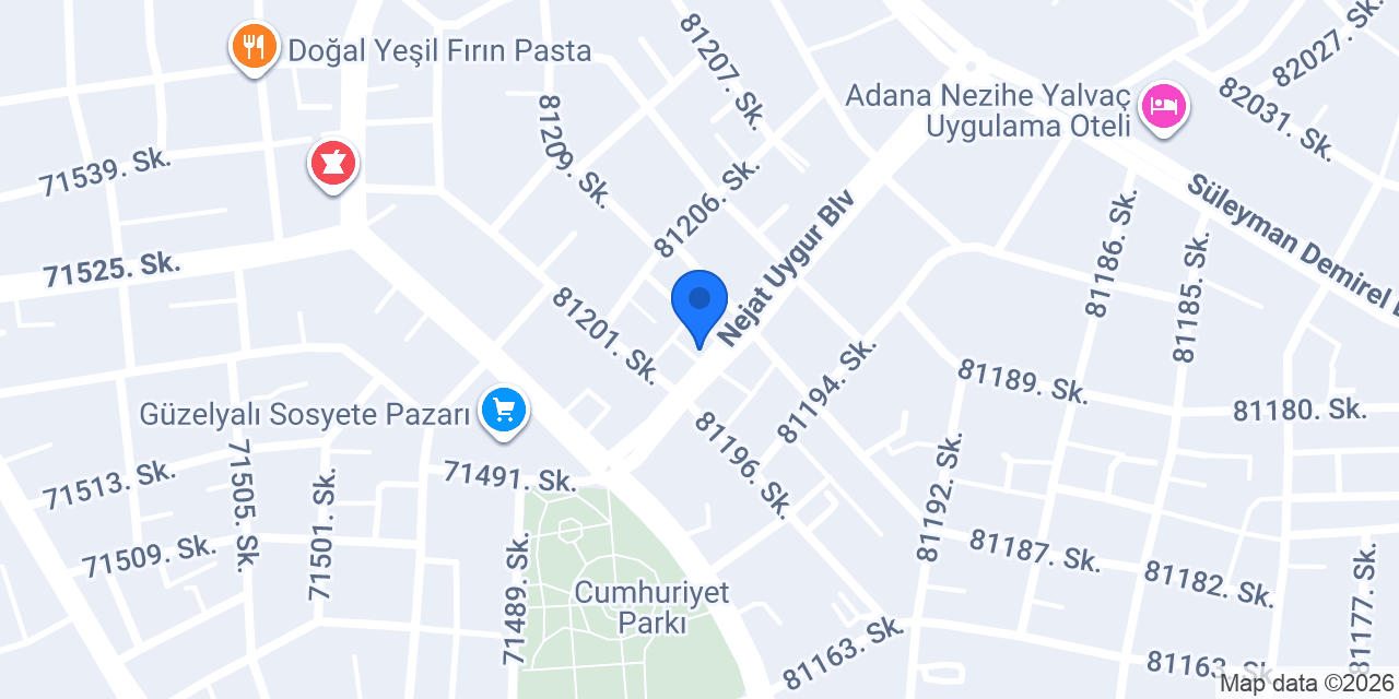 Atölye Nes konumu