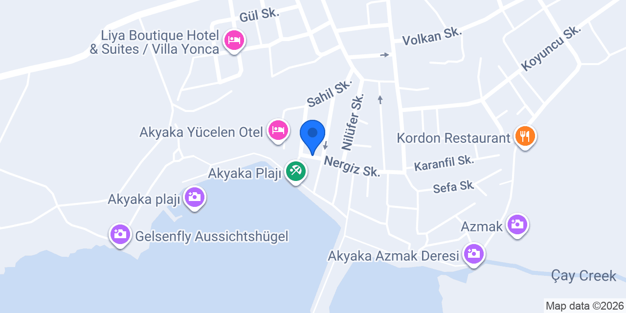 Muğla Akyaka Domino's Pizza konumu
