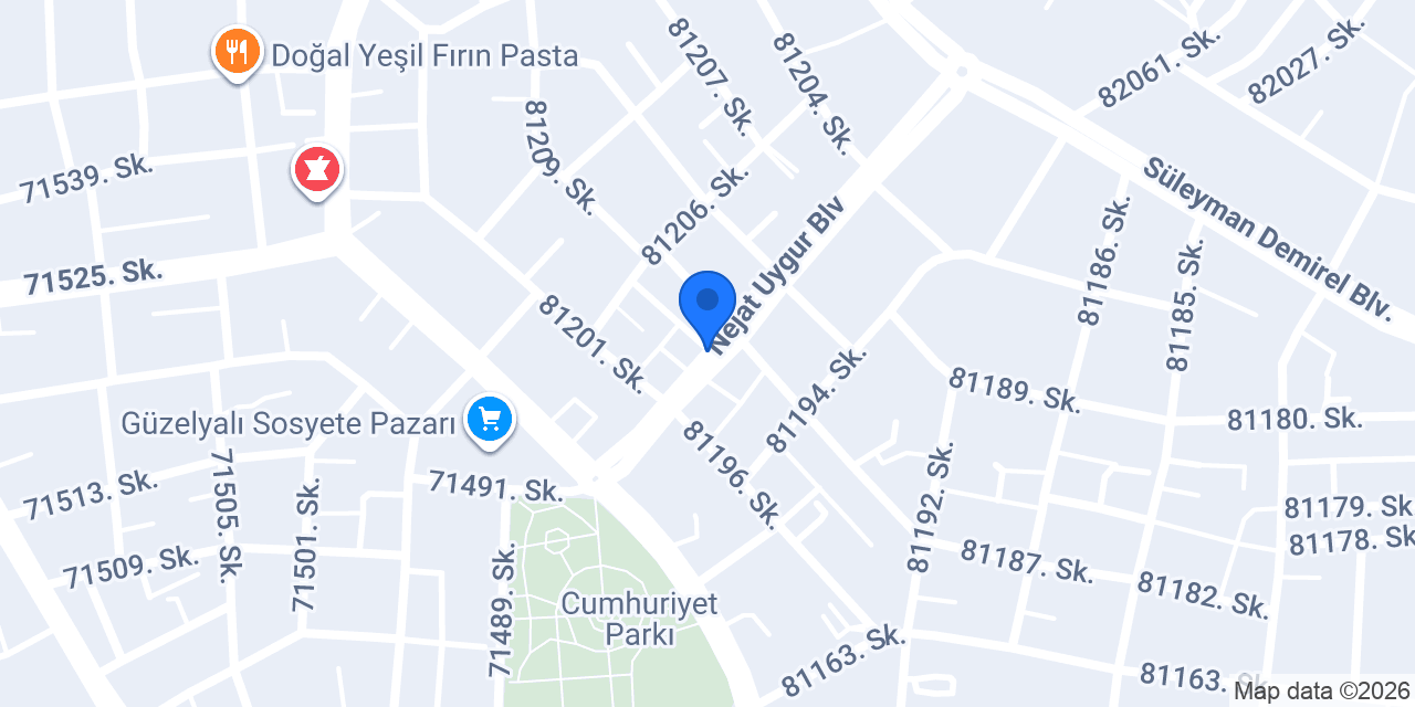 ÖZBEKOĞLU TATLI DONDURMA konumu
