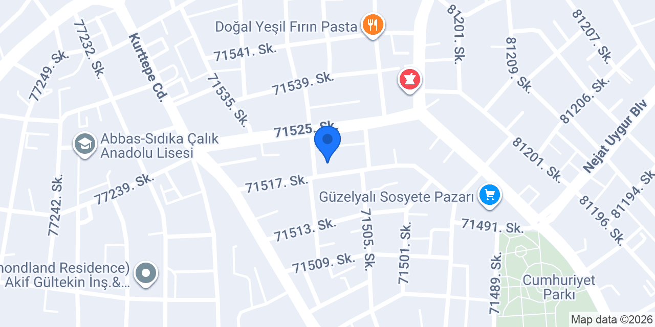 MEGELLİ YEDEK PARÇA YETKİLİ SERVİSİ konumu