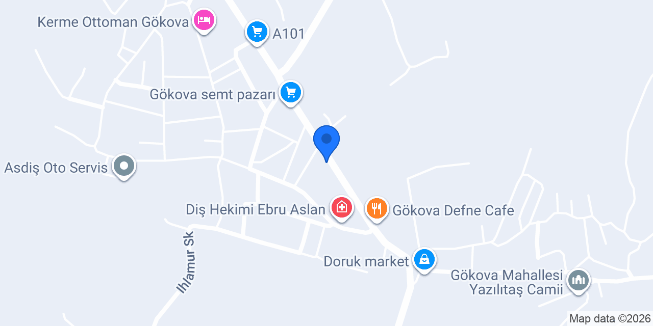 Gökçe Elektronik konumu