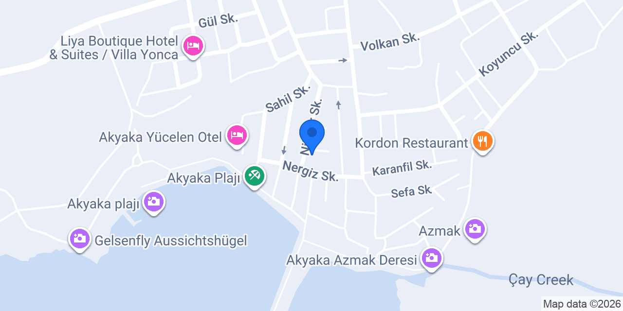 Ugur Apart Hotel konumu