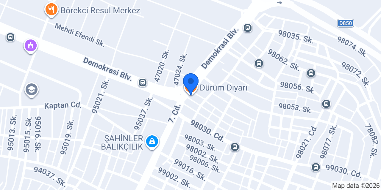 Dürüm Diyarı konumu