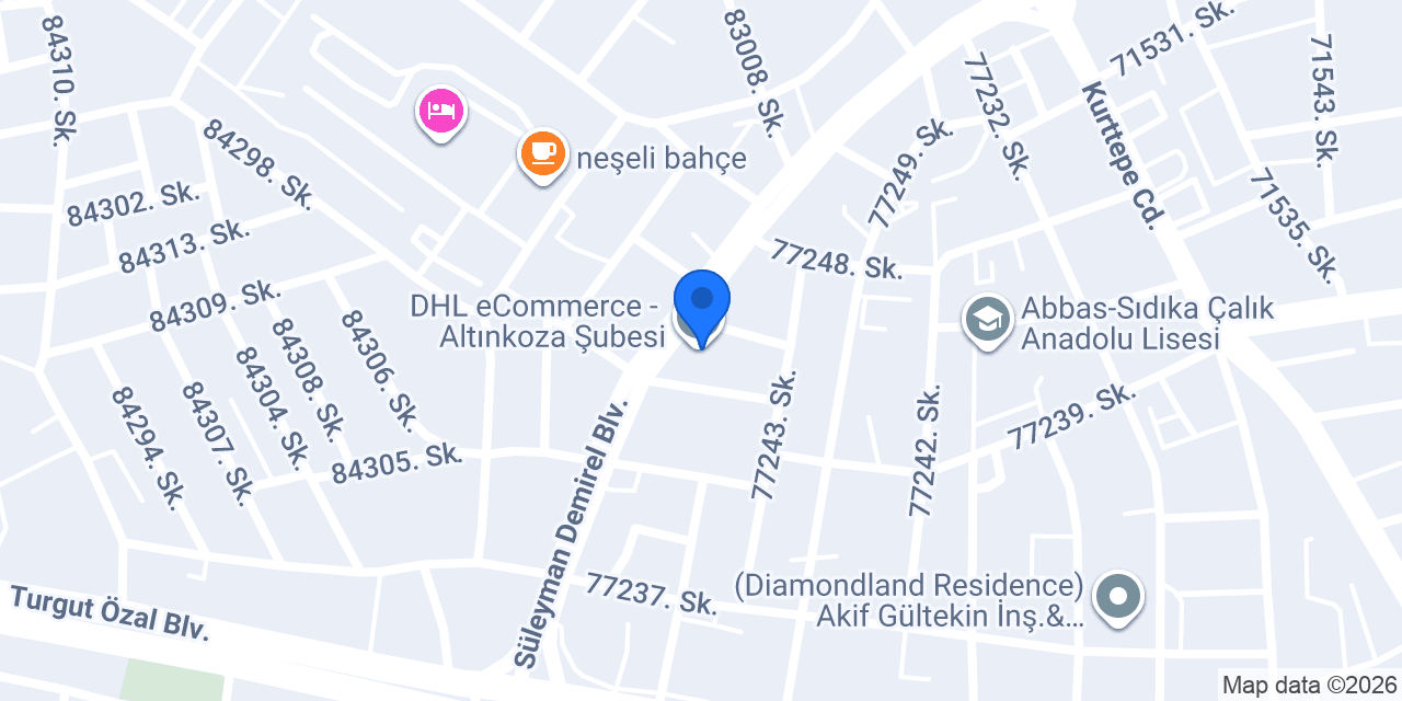 DHL eCommerce - Altınkoza Şubesi konumu