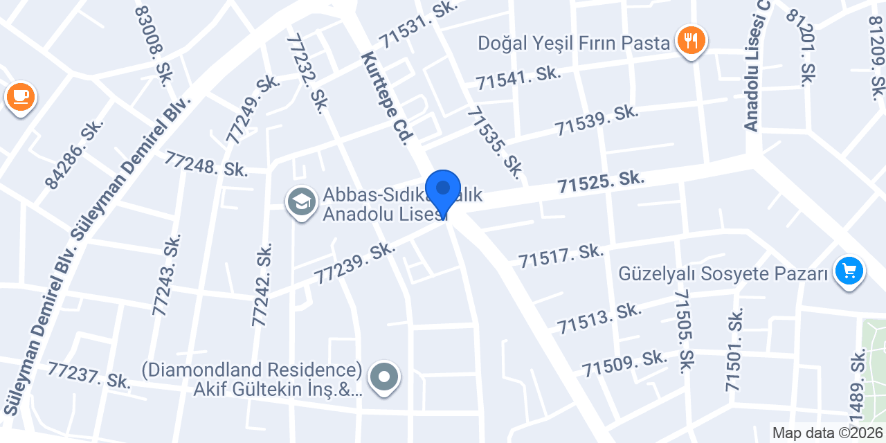 Tercih taksi durağı konumu