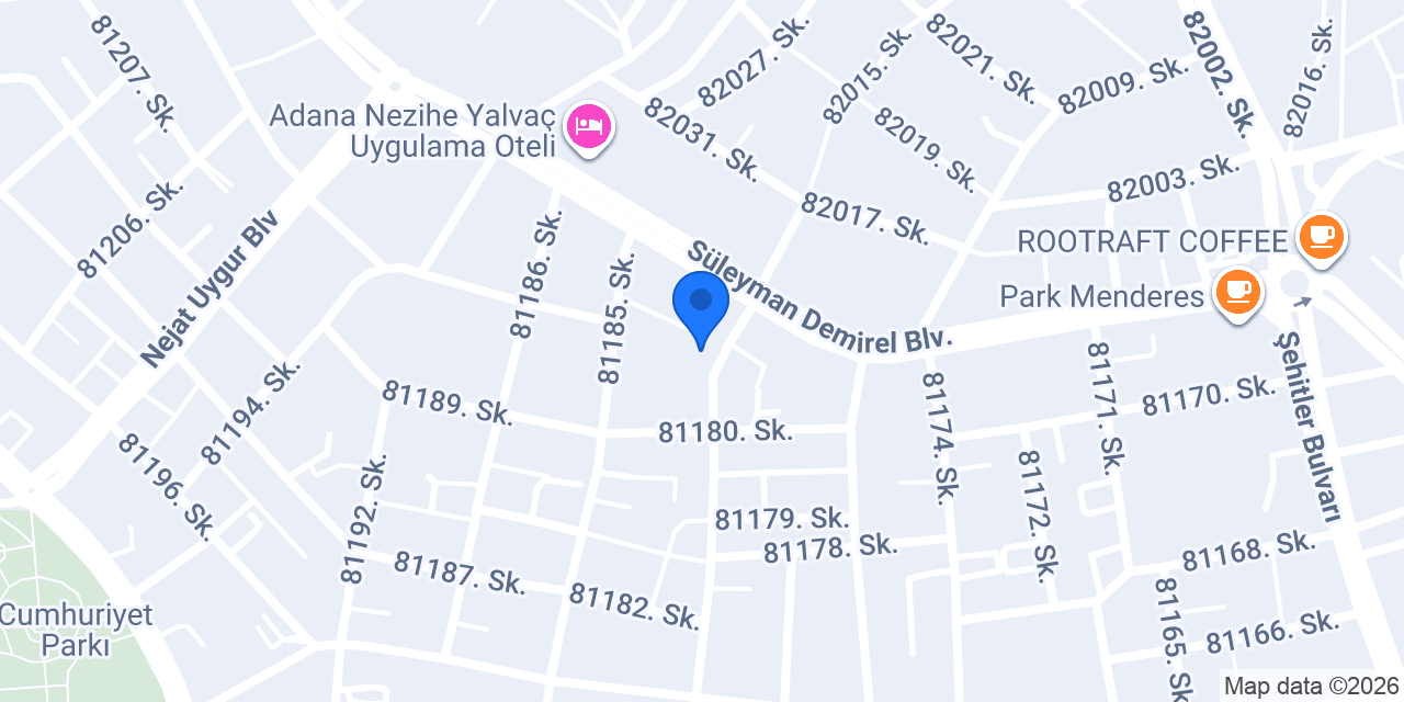 Atlas Çiçekçilik konumu
