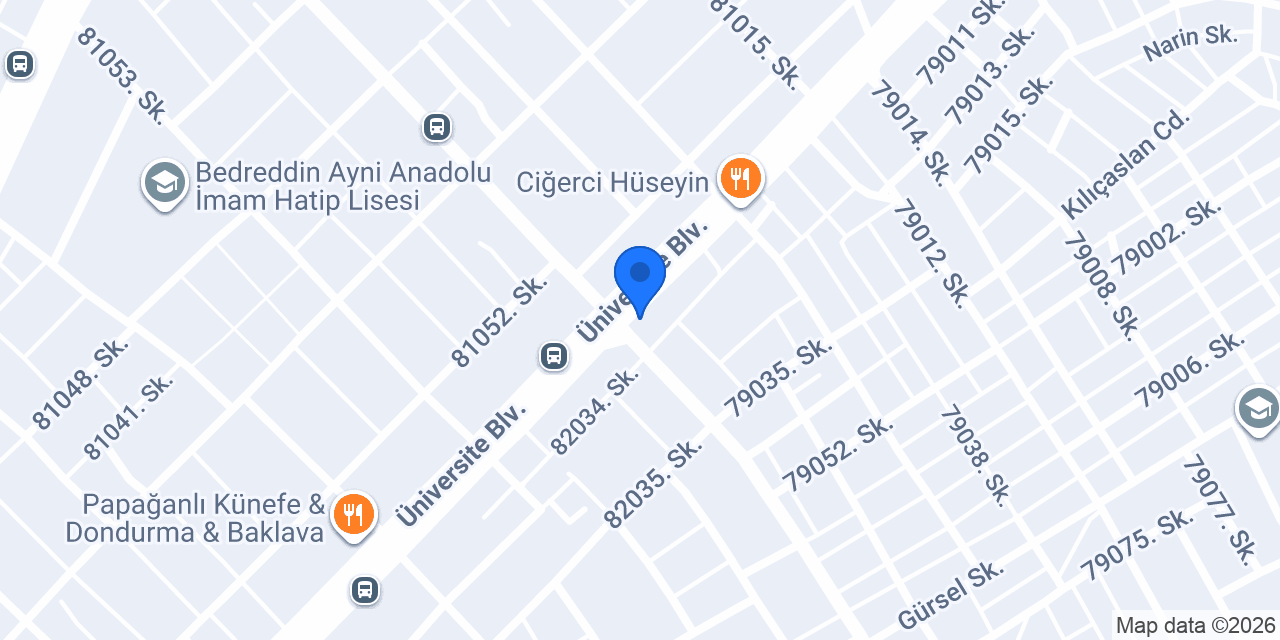 Sedef boya Gaziantep konumu