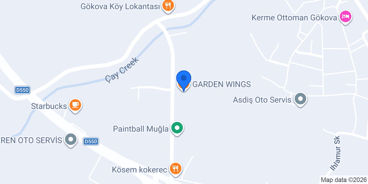 GARDEN WINGS konumu