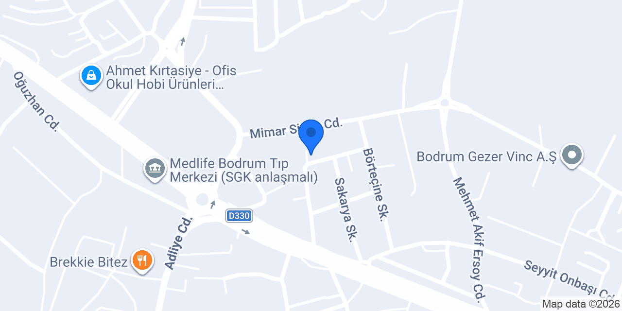 Minik Eller Ana Okulu Bodrum konumu