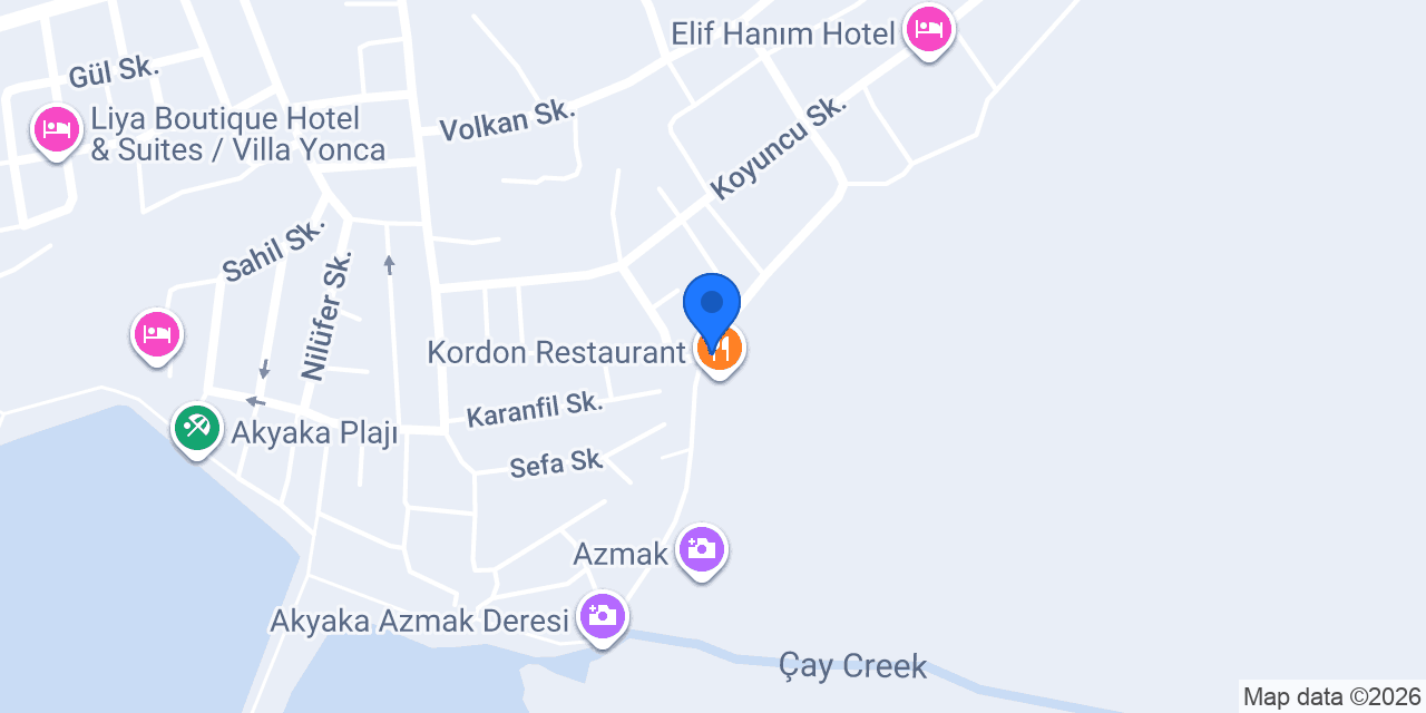 Akyaka Konak Dondurma konumu