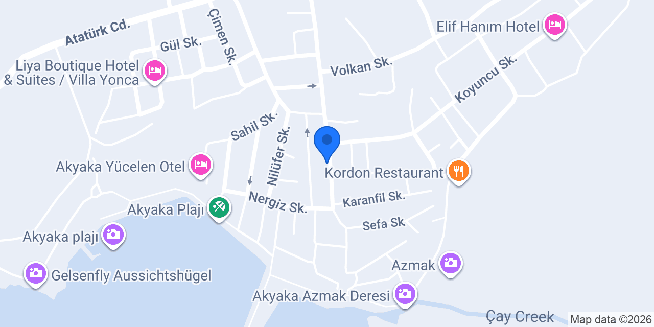 ATEŞ DÖNER AKYAKA konumu
