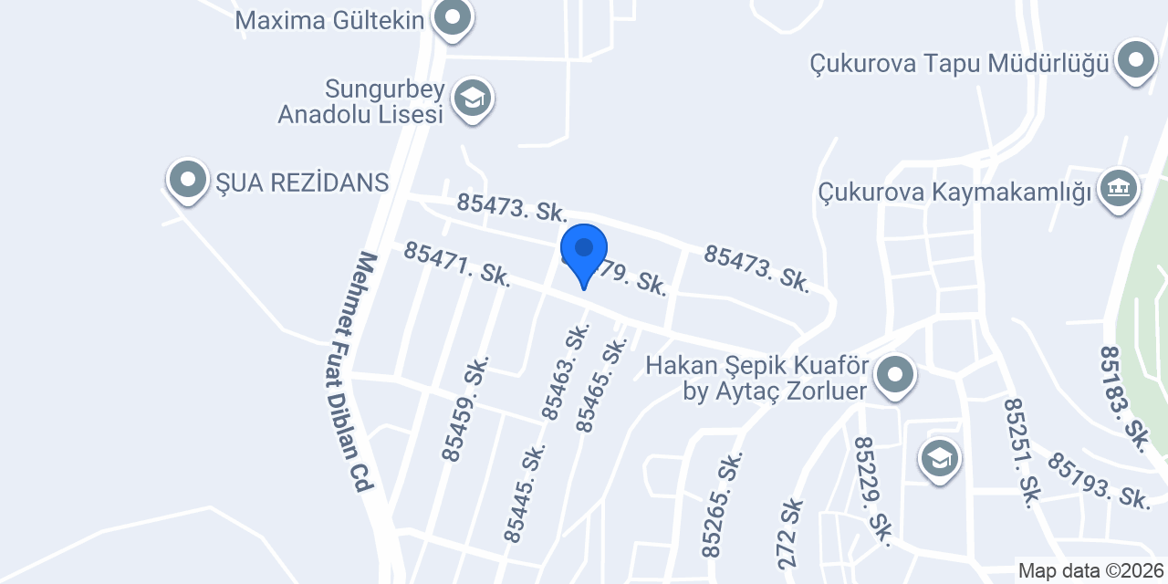 Burçelik Galvaniz konumu