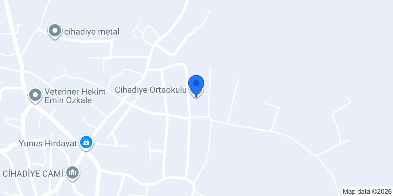 Cihadiye Ortaokulu konumu