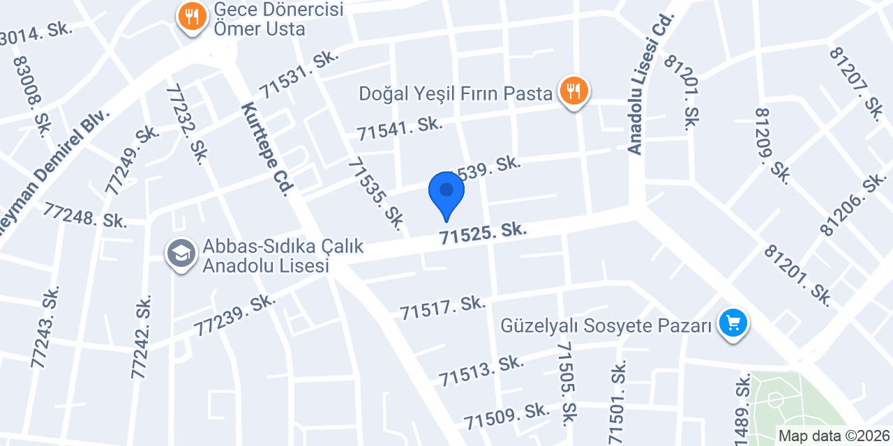 Gobex Yapı konumu