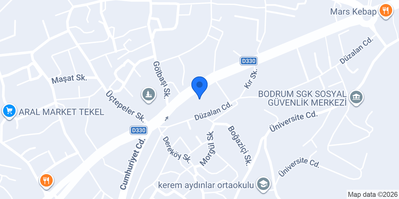 Op. Dr. Aybala Akıl konumu