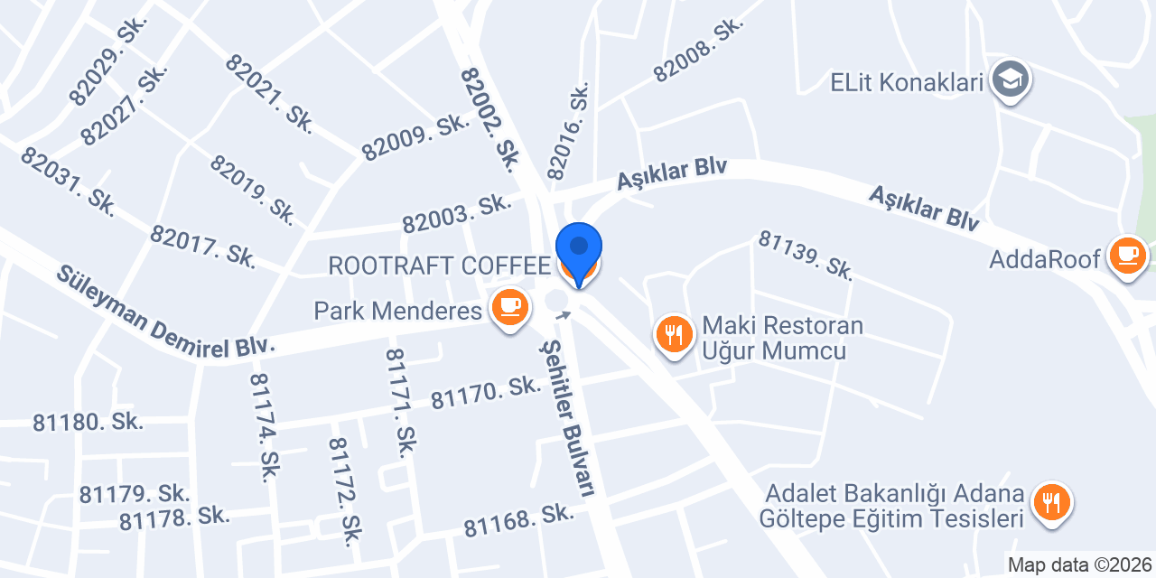 ROOTRAFT COFFEE konumu