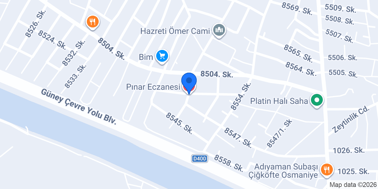 Pınar Eczanesi konumu