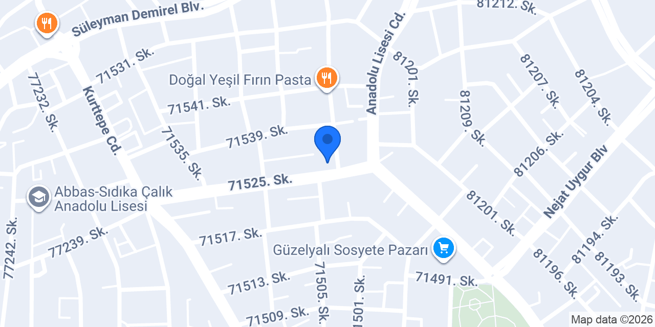 Uçar Car Rental konumu