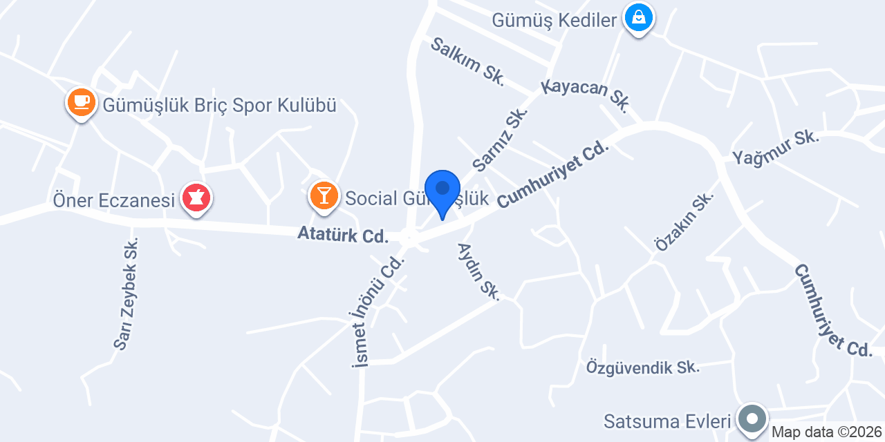 Akçin Market konumu