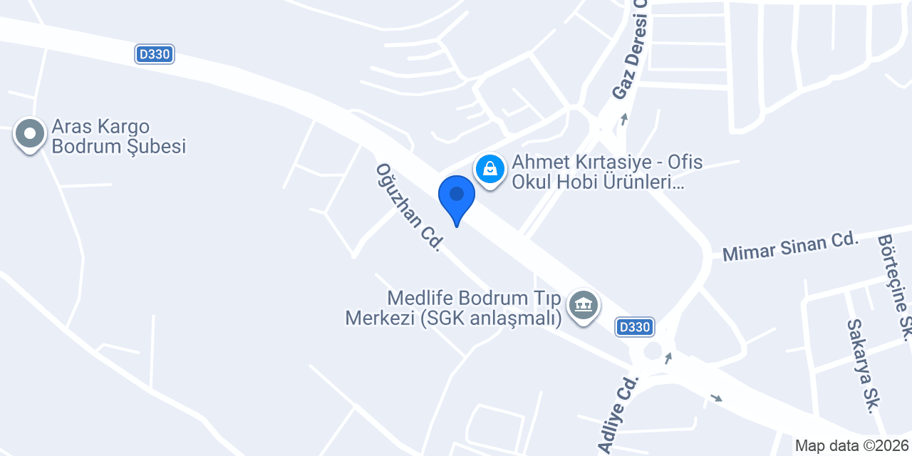 Marka Bodrum Real Estate konumu