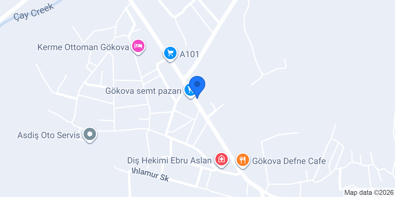 BİNBİR ÇEŞİT GÖKOVA konumu