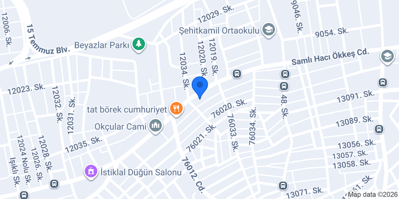 Öz Şireci Baklava & Künefe konumu