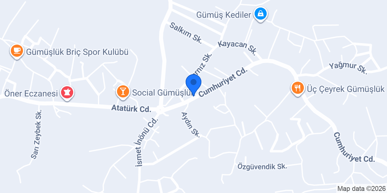 Gümüşlük Aile Kasabı konumu