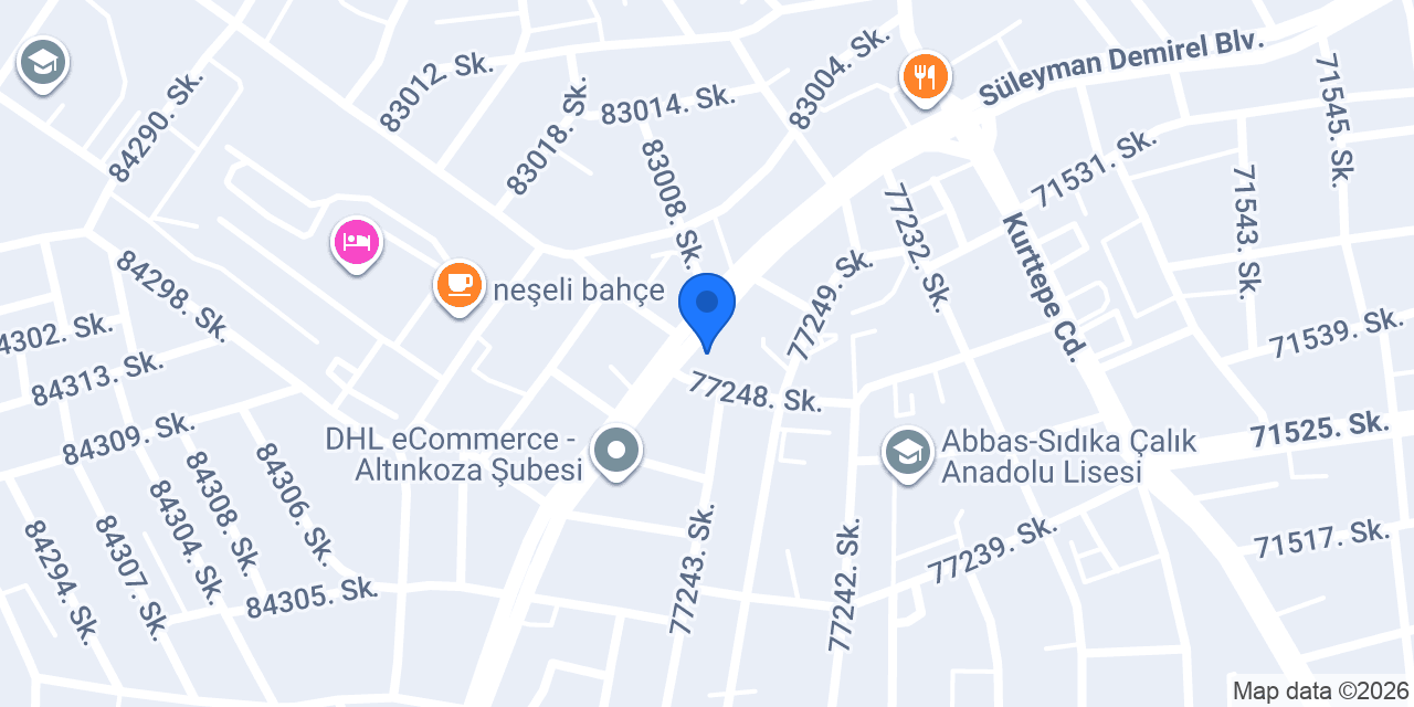 Handekor Yapı Malzemeleri Ltd. Şti. konumu