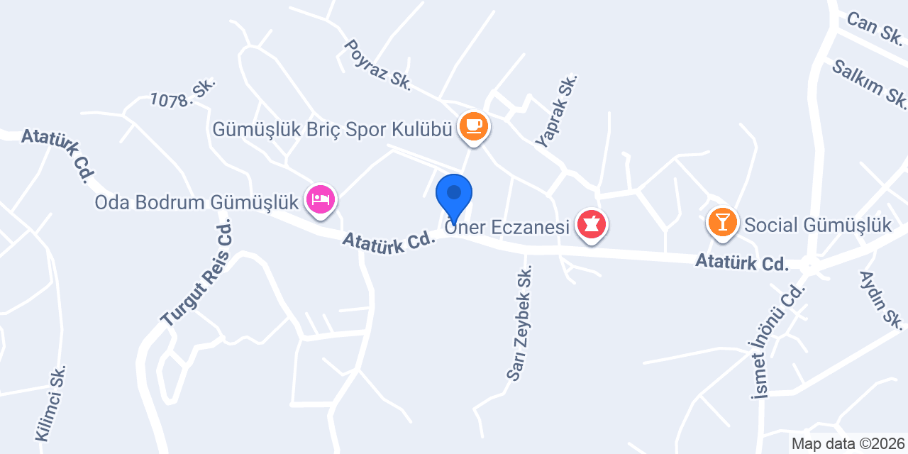 Akvaryum Restaurant konumu
