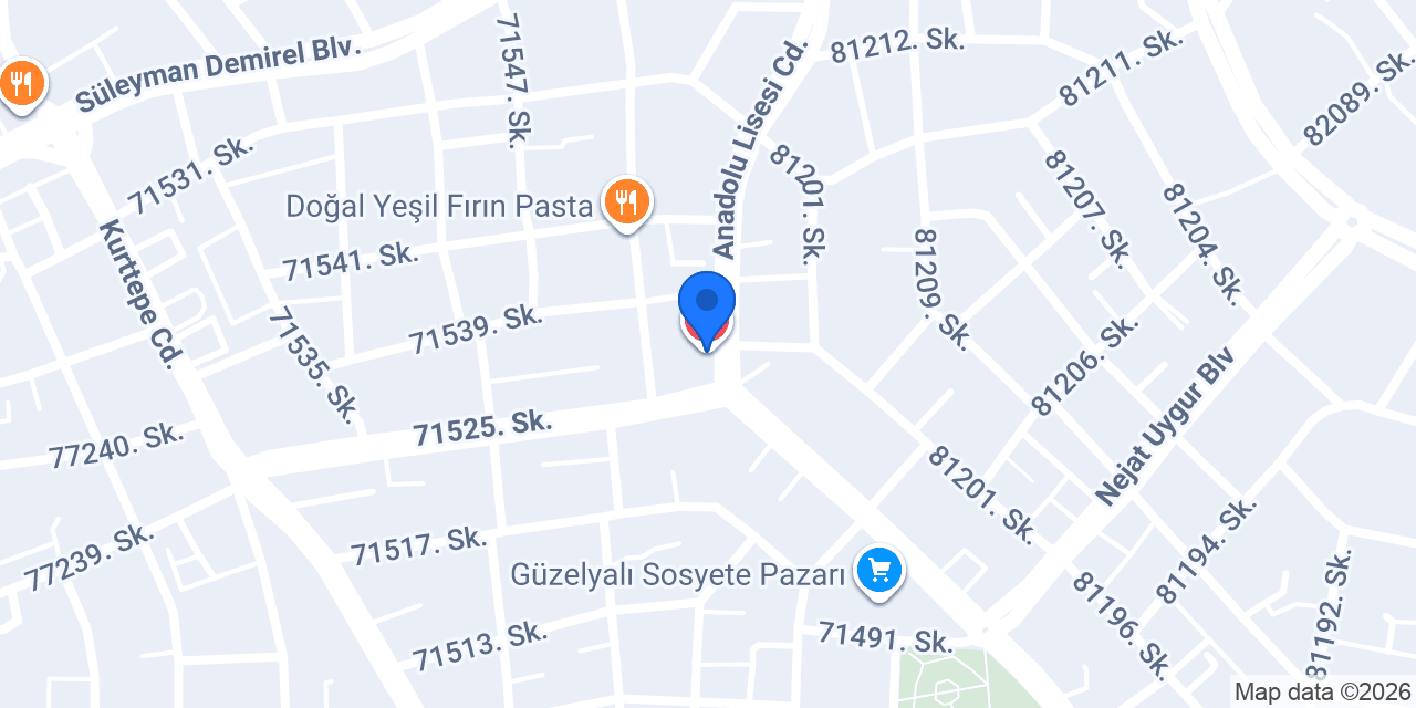 Gülin Eczanesi konumu