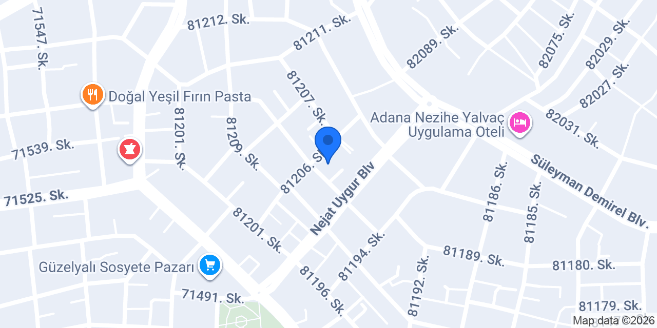 Fırın Adana konumu