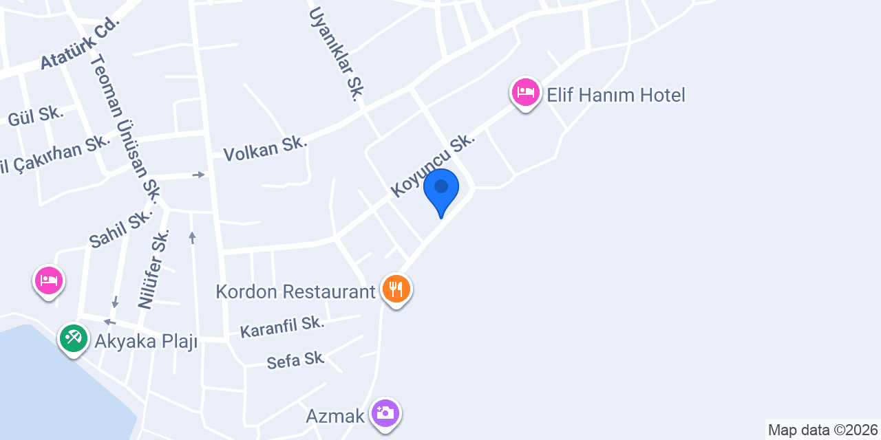 Akyaka Azmak Apart konumu